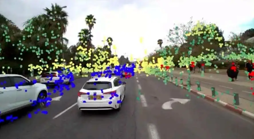 Mobileye Radar Image