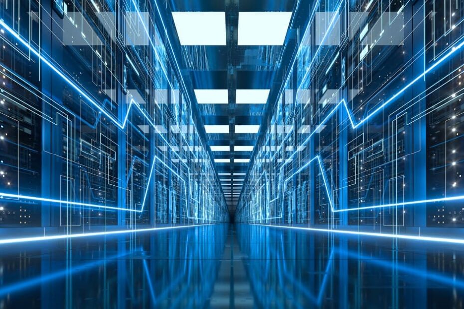 Server racks in data centers