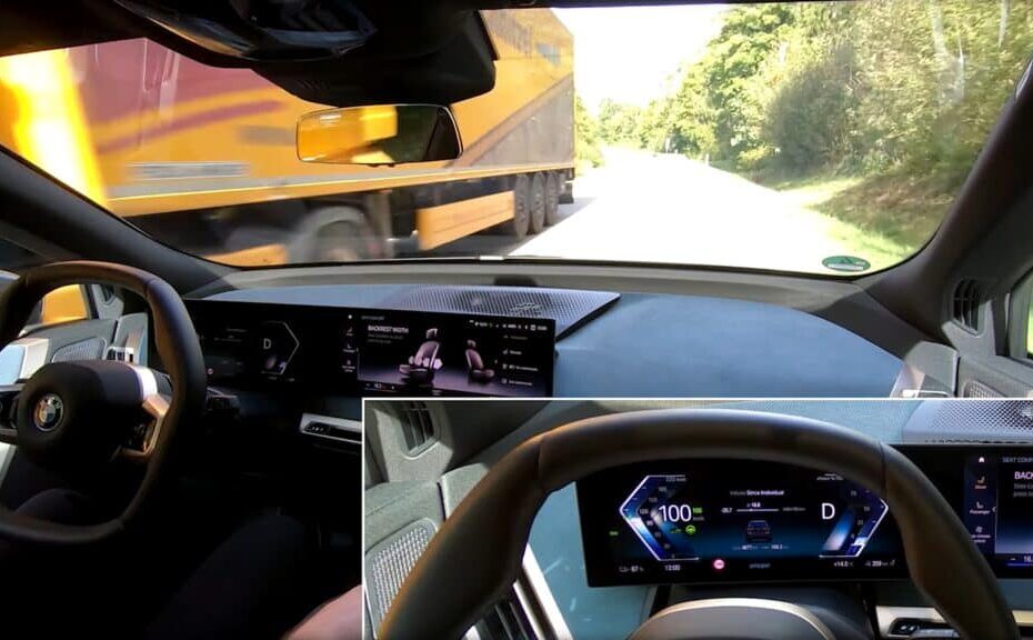 BMW iX hands-free driving