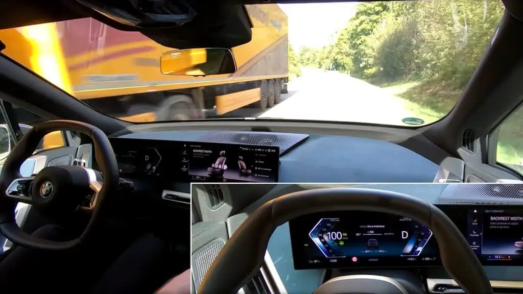 BMW iX hands-free driving