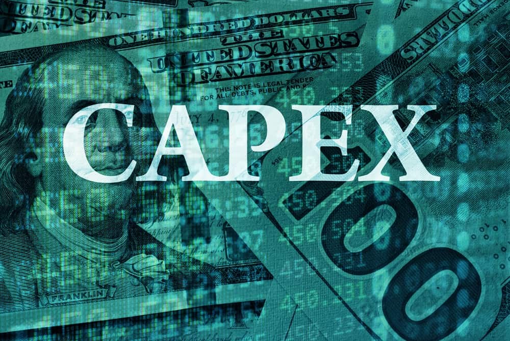 Word CAPEX with the financial data. | TechSplicit Capex