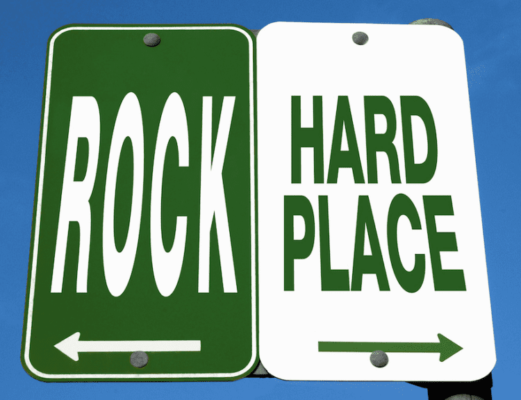 legal_dispute_rock-hardplace | TechSplicit legal disputes rock and hard place