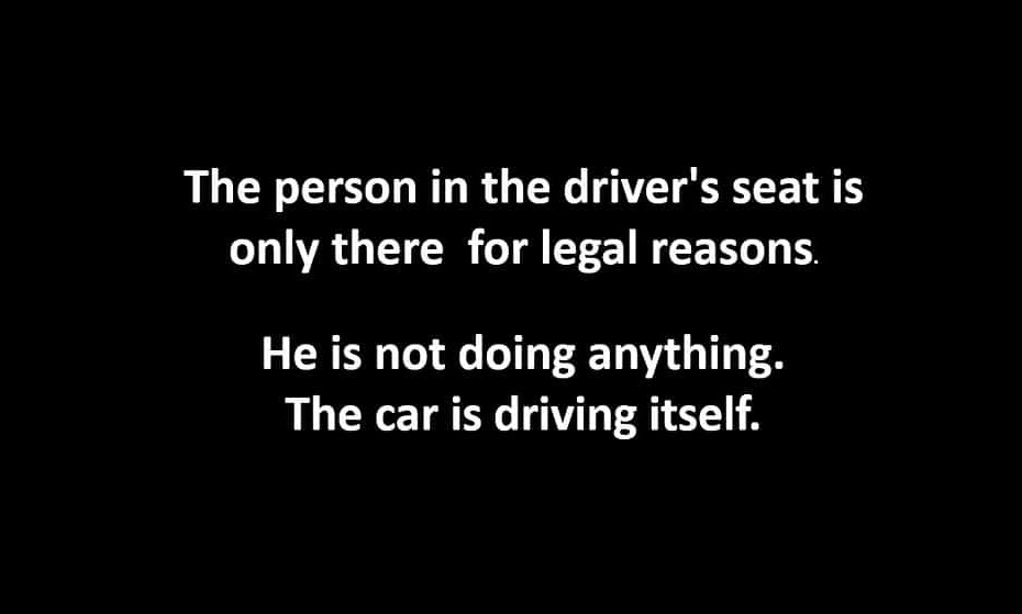 What Tesla claimed in an opener of its promotional video, "Full Self Driving Hardware on All Teslas," released in Oct. 20, 2016