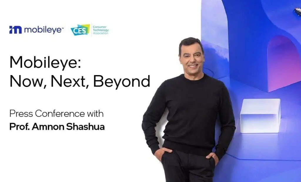 Amnon Shashua CES 2023 keynote