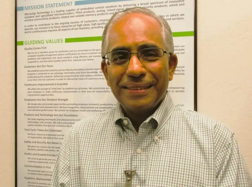 Ganesh Moorthy. Microchip CEO