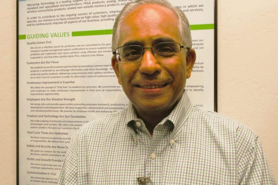Ganesh Moorthy. Microchip CEO