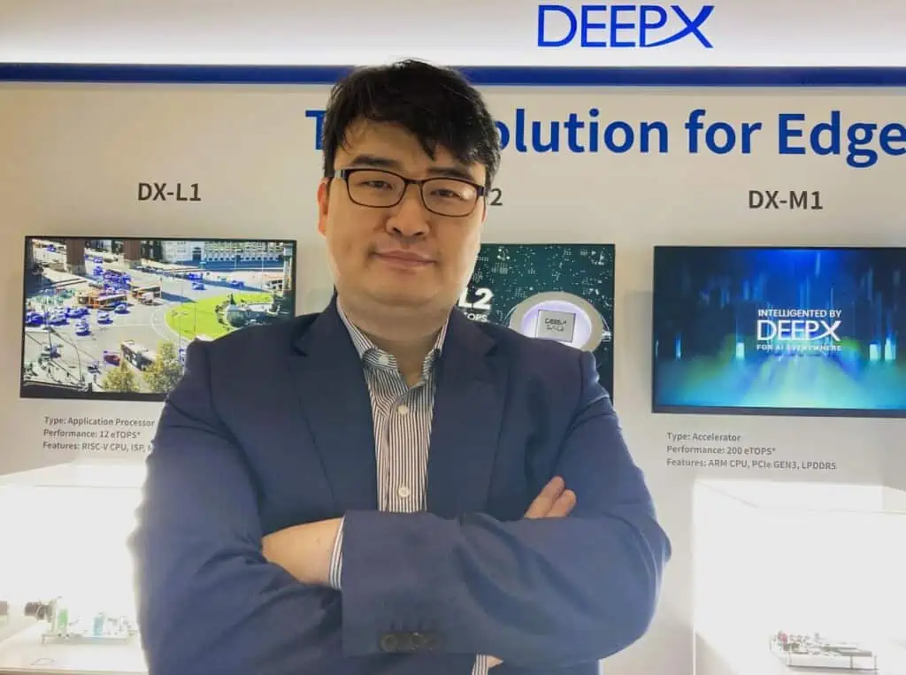 Lokwon Kim, a founder of DeepX