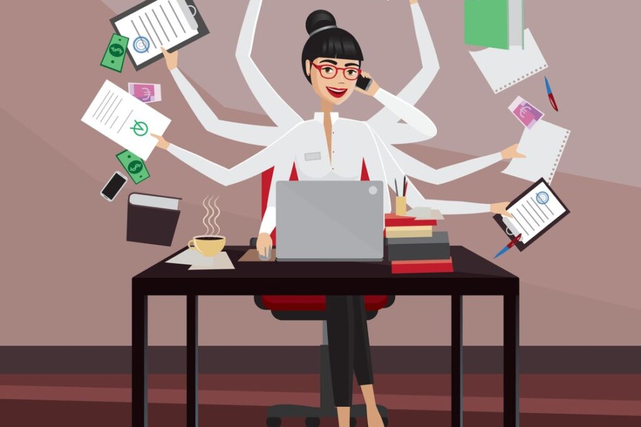 Multitasking secretary