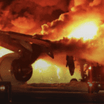 JAL on fire | TechSplicit JAL crash safety
