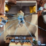 TopViewOfCaucasianWomanInTheLoftApartmentSitting | TechSplicit Connecting Smartphone to Smart Home Systems