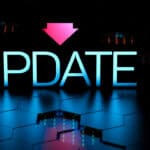 UPDATE concept digital neonText update and arrow in blur update software app 3D render | TechSplicit When Is an SDV Update an Update Too Far?